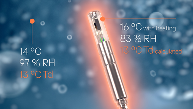 Warmed probe infographic