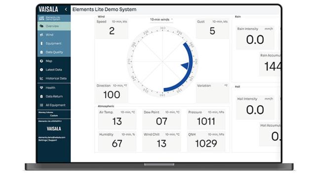 Elements Lite on laptop screen