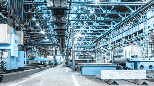 Machine shop of metallurgical works