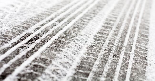 Road surface winter condition