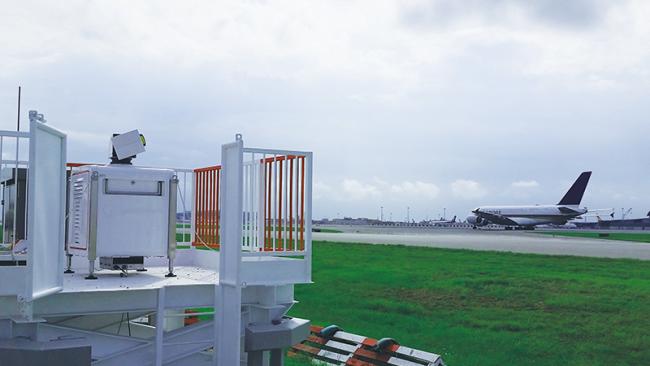 WindCube with airport in the background