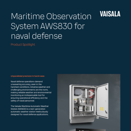 AWS830 product spotlight cover page