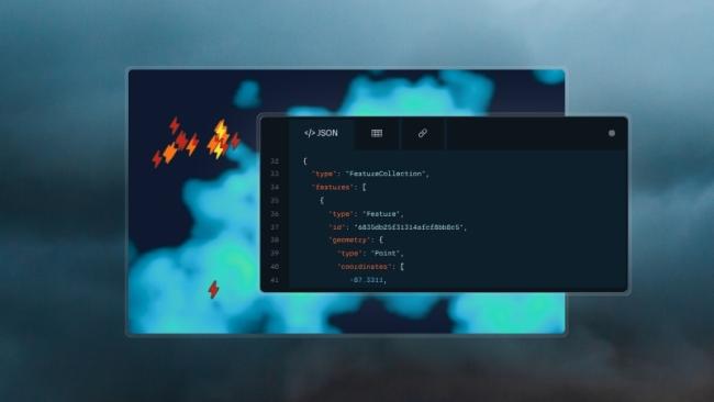 Xweather lightning data delivered via API