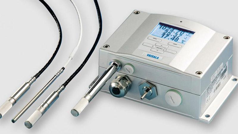 Vaisala Pressure, Humidity, and Temperature Transmitter PTU300: One instrument measures barometric pressure, humidity, and temperature.