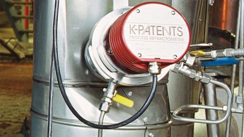 DD-23 refractometer installation on pipe