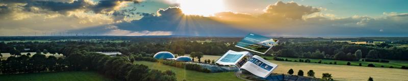 Biomethane / RNG production, eBook pages open