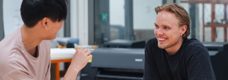 Giant Leap trainees in the Vaisala Maker Lab