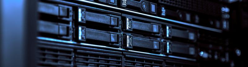 Server equipment racks in a big data center