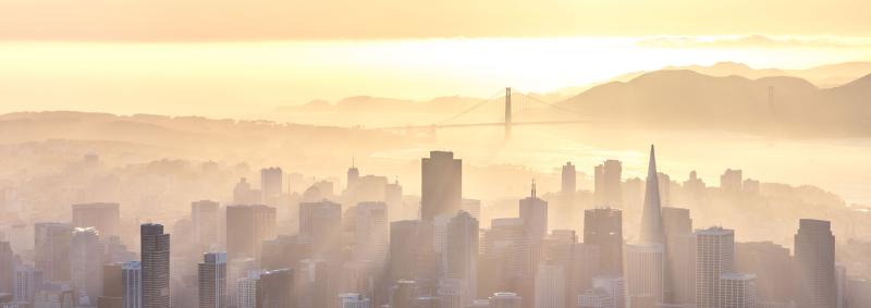 San Francisco at sunset