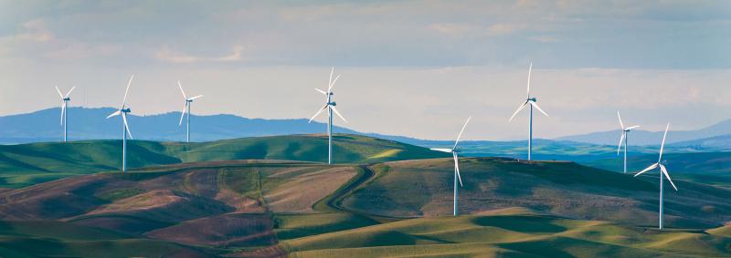 Steptoe Butte wind turbines