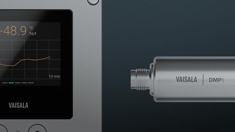DMP1 dew point probe with Indigo300