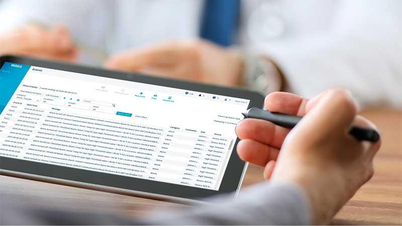 Electronic records on tablet