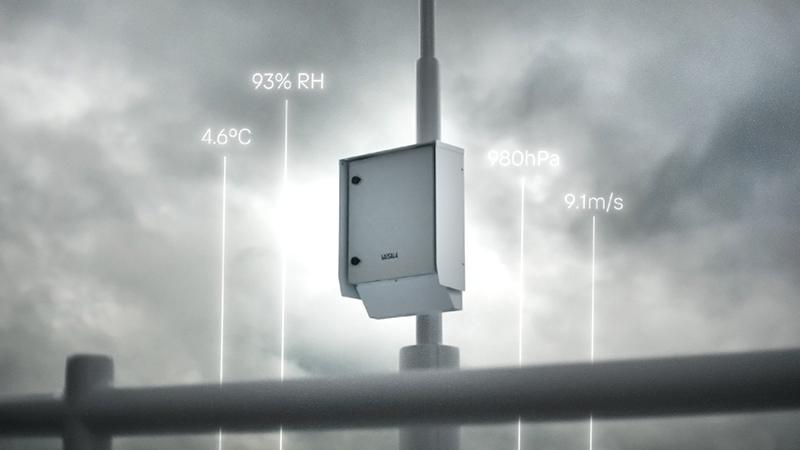 Vaisala AWS830 with parameters