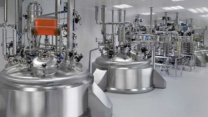 Pharmaceutical production facility.