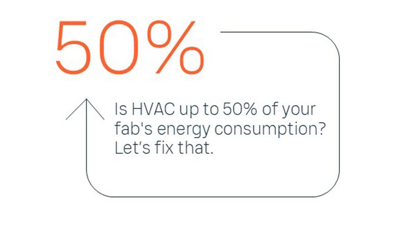 Is HVAC up to 50 % of your fab's energy consumption? Let's fix that. 