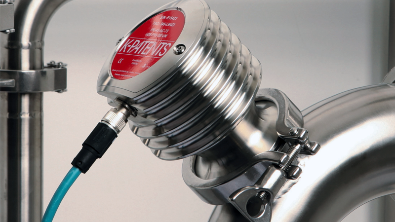 Refractometer elbow installation