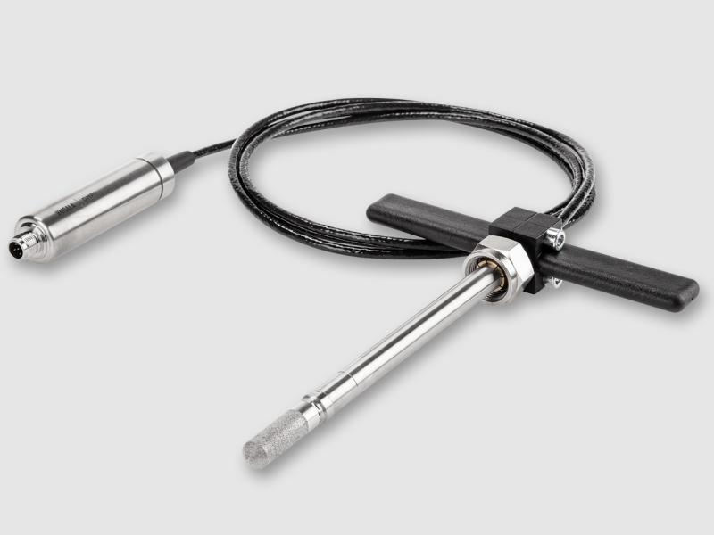 Vaisala DRYCAP® Dew Point and Temperature Probe DMP8 is designed for industrial low-humidity applications with pressure up to 40 bars.