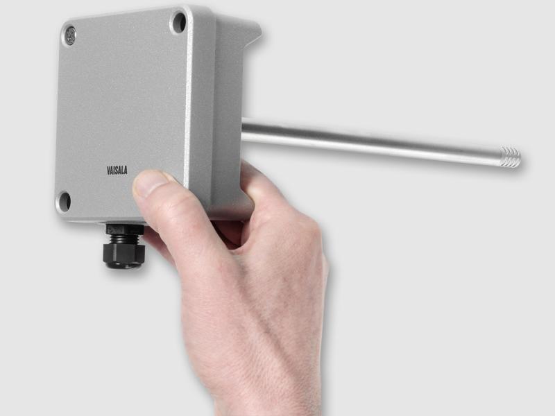 HMD60 series transmitter held in a hand