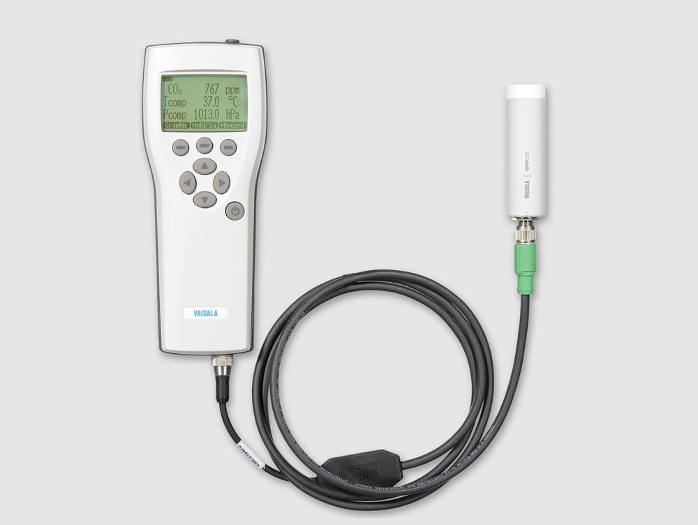 Handheld CO₂ Meter GM70 for spotchecking Vaisala