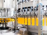 Orange juice bottling line