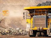 Trucks in a mining site