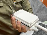 Opening device casing