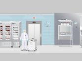 Isolator in a cleanroom illustration