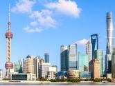 Shanghai skyline.