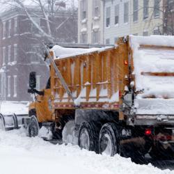 Snow plow working: ITS New York Conference