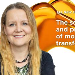 Speaker picture, call to join webinar on Moisture in Transformers 2023 edition