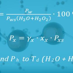 Conversions formulas for vaporized hydrogen peroxide