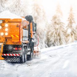 Winter maintance truck