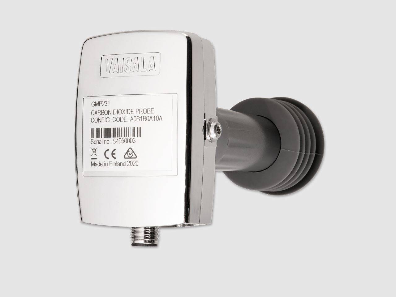 The Vaisala CARBOCAP® Carbon Dioxide Probe GMP231 is a CO2 meter for incubator manufacturers needing reliable incubator CO2 sensor.