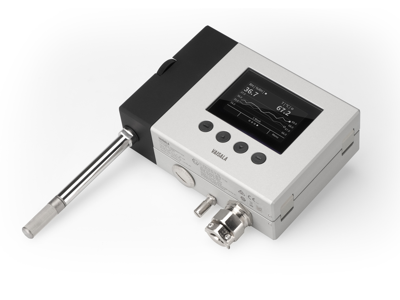 Intrinsically Safe Humidity and Temperature Transmitter Series HMT370EX Vaisala’s intrinsically safe HMT370EX is ideal for hazardous areas up to zone 0 and 20. Relative humidity, temperature and other parameters.