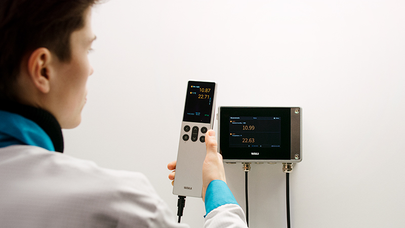 Spot-checking fixed transmitter measurements with Indigo80 handheld meter Spot-checking fixed transmitter measurements with Indigo80 handheld meter