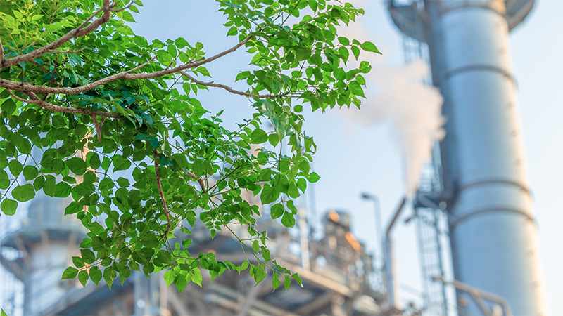 Green factory industry for good environment Green factory industry for good environment