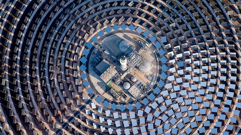 Solar-only power tower plant Solar-only power tower plant