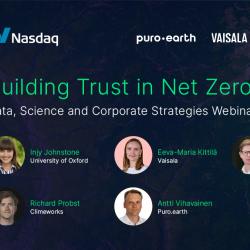 Building Trust in Net Zero with speakers and their pictures